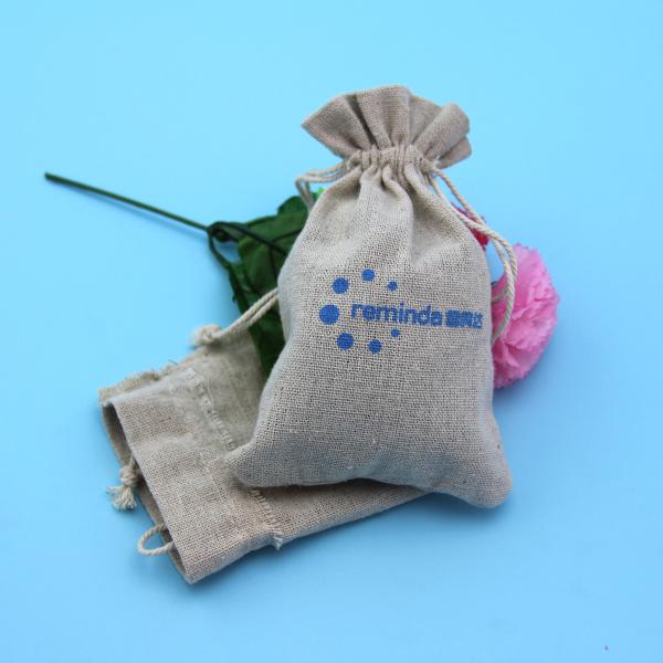 Tightly Closed Gift Package Jute Drawstring Bag