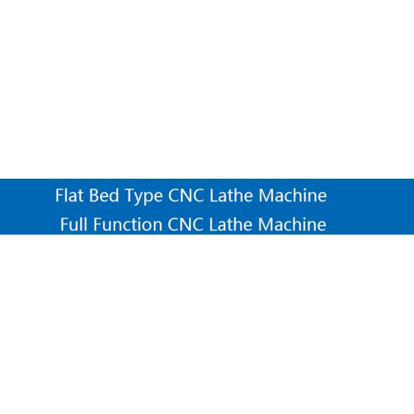 800mm Bed Width Flat Bed CNC Lathe Machine with Full Functions and Max. 520mm Swing