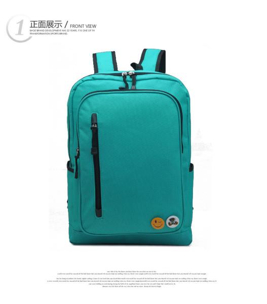 New style 2017 China manufacturer recycable material OEM Custom Backpack laptop bag school bag