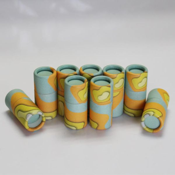 Venta directa de fábrica de barras desodorantes con impresión offset CMYK a cuatro colores, con una caja de embalaje deslizante, adecuadas para barras de labios.