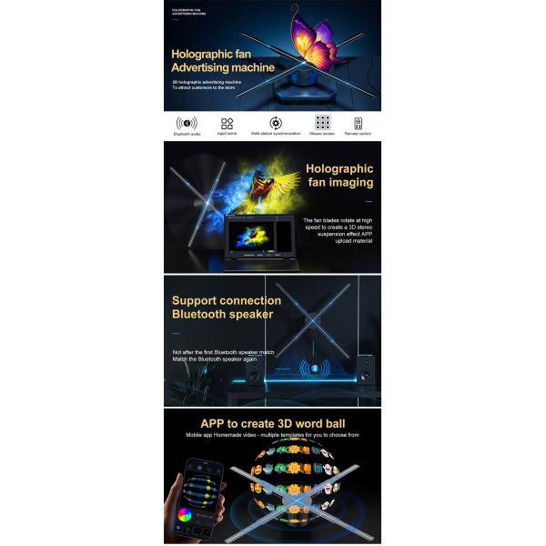 MP4/AVI/RMVB/GIF/JEPG/PNG/MKV Фанаты 3D голограмм