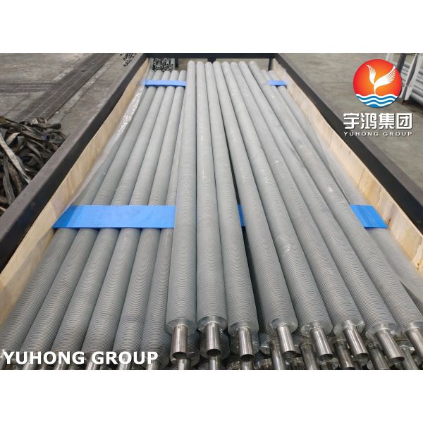 EN 10217-7 1.4301/304 Stainless Steel Aluminum Extruded Fin Tube Core Heat Exchange Element for Air Cooling Equipment