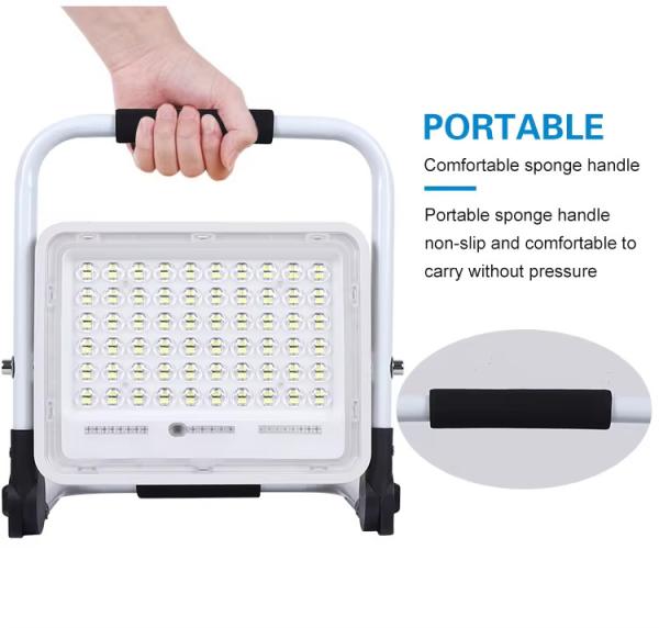 再充電可能な太陽光発電灯 200W ポータブル LED 洪水灯 手持ち