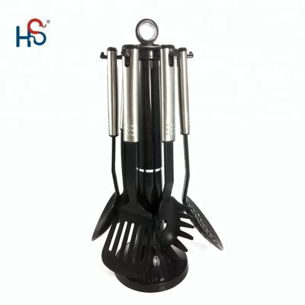 Tableware Kitchen Utensils Set with Silk Printing Logo and Nylon Spoon Holder Masher