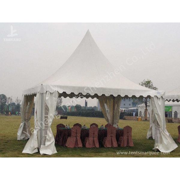 300 People Luxury Wedding Tents Rentals Aluminium Frame Marquee With Transparent PVC Windows