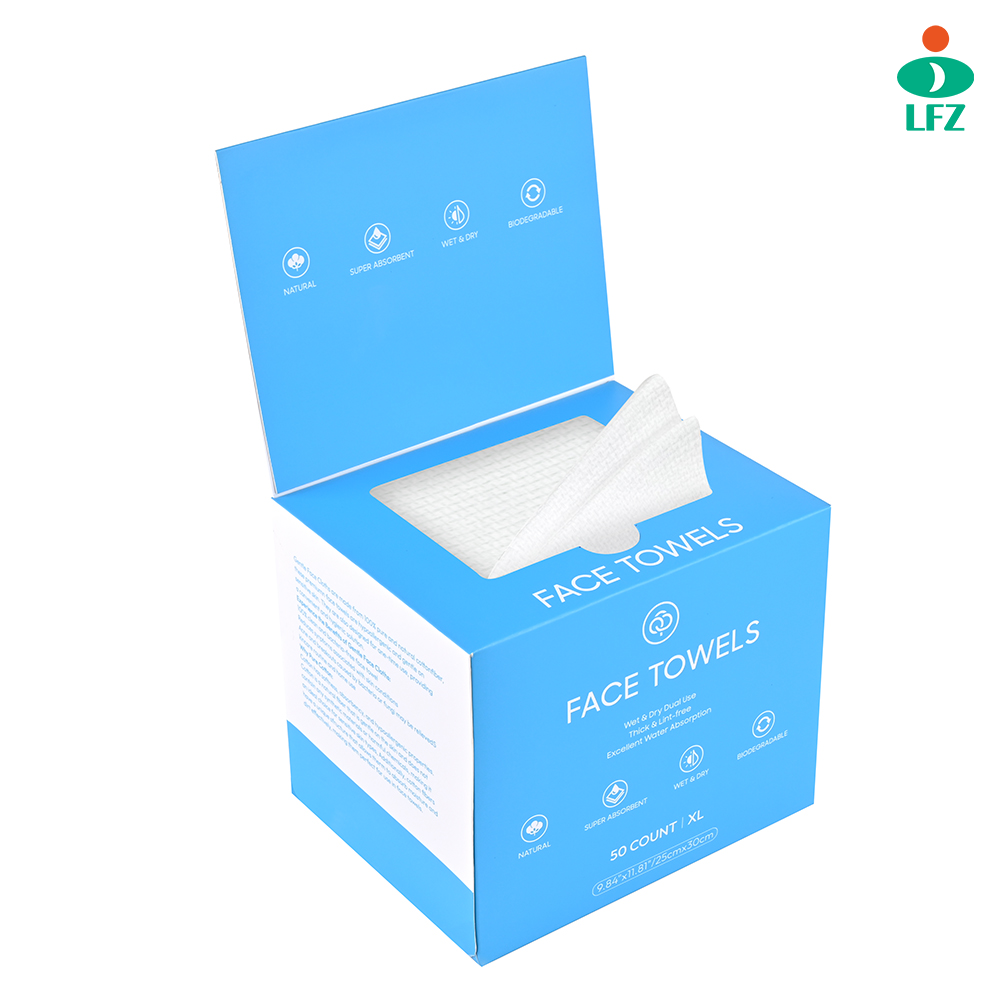 Upgrade Package Biodegradable Disposable Clean Face Towel Clinically Tested