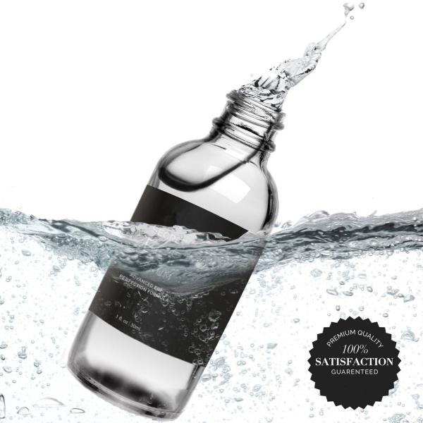 EGF que repara o soro orgânico da cara, toda a garrafa de vidro do soro antienvelhecimento natural