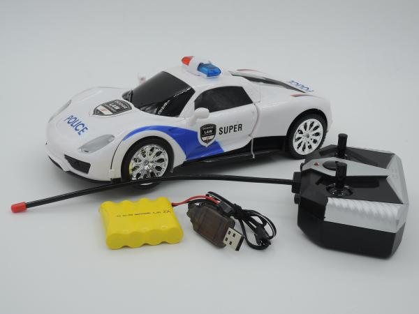 Remote Control Transformers Police Car Toy Autobot Hand Induced Deformation