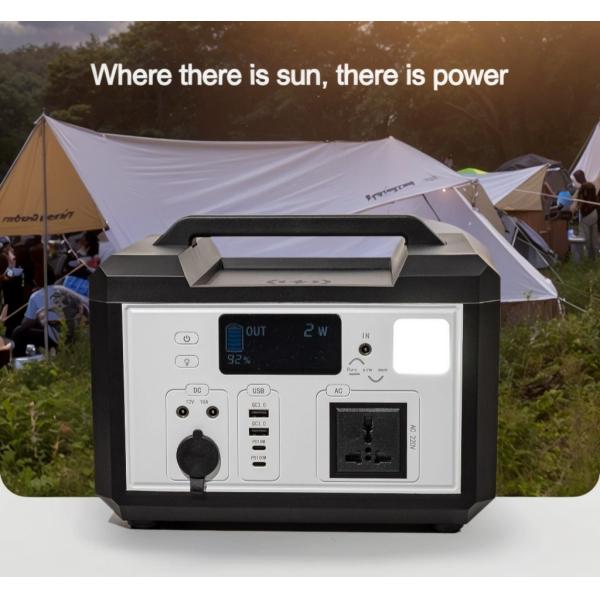 Высокоэффективный 220V/110V AC перезаряжаемый Lifepo4 портативный пакет питания с беспроводной зарядкой для офф-сетевой солнечной системы