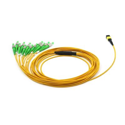 12F creuse MPO MTP RPA à la corde de correction optique de fibre de FC