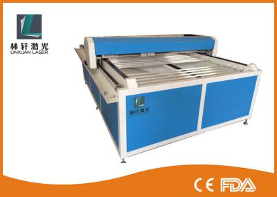 Flat Bed Glass Tube CO2 Laser Engraving Cutting Machine For Wooden Arts / Crafts