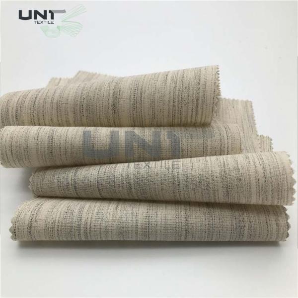 Polyester Uniform Interlining Fabric Lining Stiff And Smooth