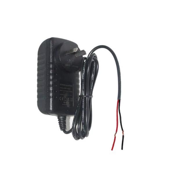 240V 60Hz AU 2Pin Plug to Stripped Wire Power Adapter