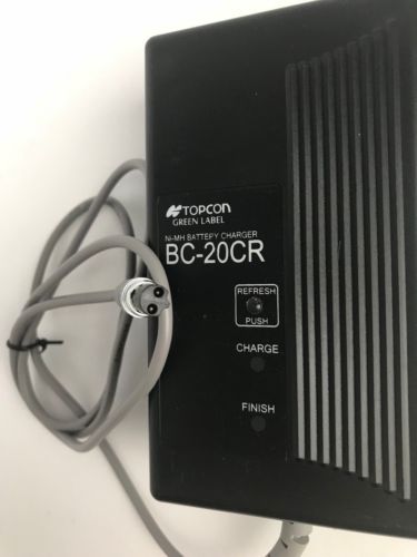 Topcon Total Station Battery Charger Bc-20cr For Bt-24q / Bt-30q Battery