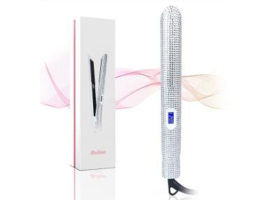 Straightener Nano do cabelo do titânio do cristal de rocha lindo uma tensão dupla de 1 polegada