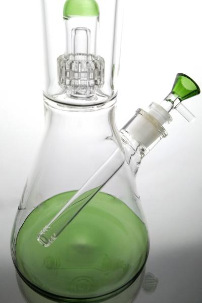 14.4mm Bottom Beaker Glass Water Bongs 15 Rasta Big Base Ice Water Pipes