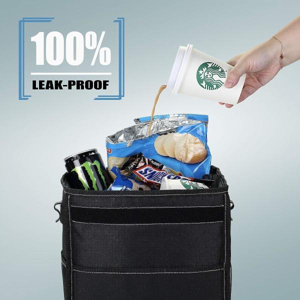 Car Trash Can For Car Cute, Car Trash Bag Bin Hanging Waterproof Automotive Car Garbage Cans Leak Proof Vehicle