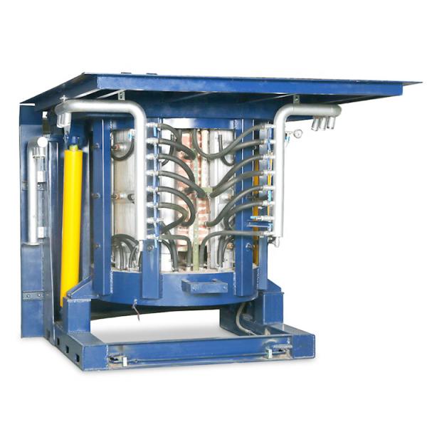 ISO 1 Ton Metal Industrial Melting Furnace Copper Cast Iron Furnace