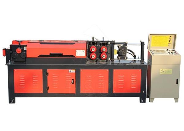 Flat Steel Rebar Straightening Machine For Channel Steel Rod Straightener Machine