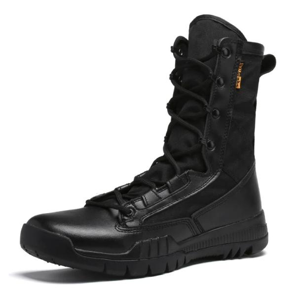 Wholesale Outdoor Desert Shoes Breathable High Top Boots Thick Sole Men's Tactical Boots