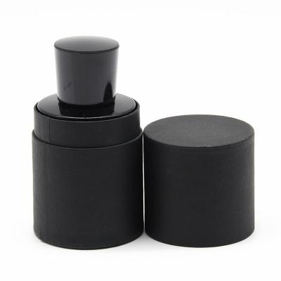 Caixa de presente de couro preta do cartucho para o perfume 30ml 50ml 100ml do petróleo refinado