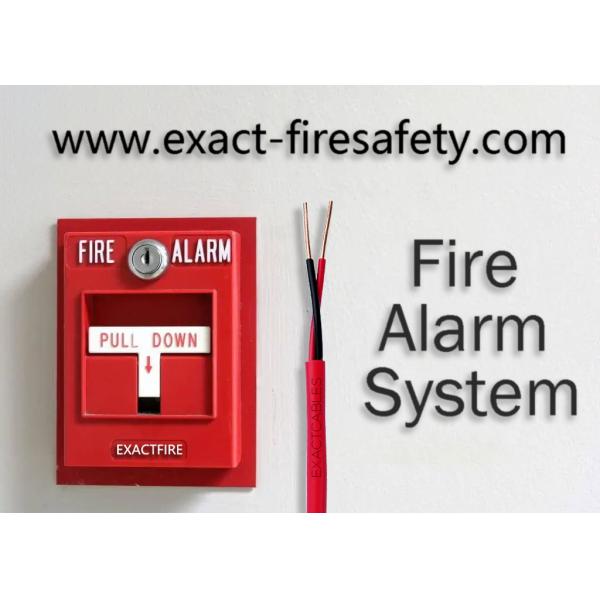 2 Cores Fire Alarm Cable Screened Heat Resistant UL Listed FPLR FPLP