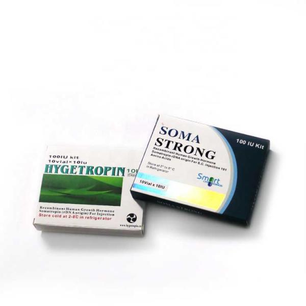 CMYK Impresión 350g Cartón Caja vial de 10ml