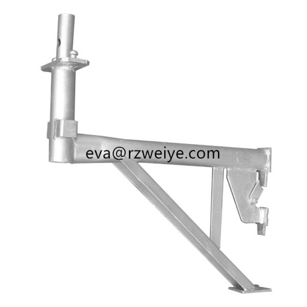 48.3*3.2mm Hot Galvanized Diagonal Brace With Board For Haki Scaffolding