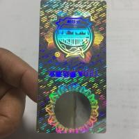 As etiquetas holográficas feitas sob encomenda de polarização da segurança etiquetam o inclinação ROHS do arco-íris
