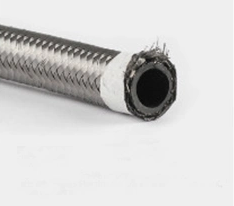 Braided 3.45MPa Flexible Hoses Silver PTFE Fuel Line Oil Cooler Hose