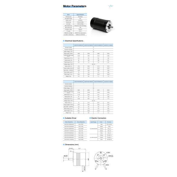 OEM 57mm Bldc Brushless Motor 200W Servo Driver Dc Kit 36V 500W 1500Rpm