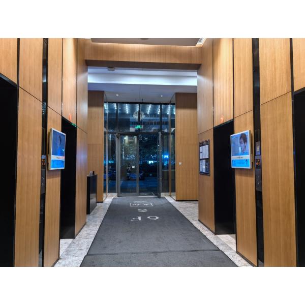 0.5mm Microperforated Acoustic Wood Wall Panels Decorative Timber Board Building Lobby