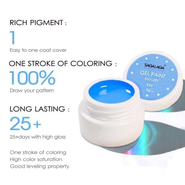 Pot Argenté Un Trait En Gros Fabrication d'Ongles Métalliques Holographiques Scintillants Chrome Peinture Gel Solide