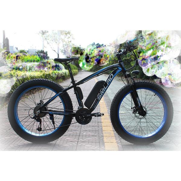 26 Inch Fat Tire Electric Bike , Electric Assist Bicycle Less Laborious