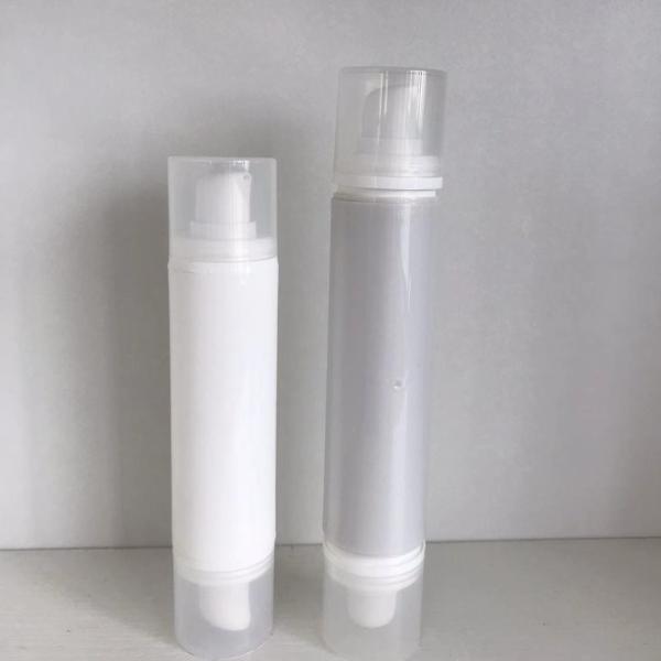 PP Construction Airless Cosmetic Bottle Double Ended Custom Colors (MC-236)