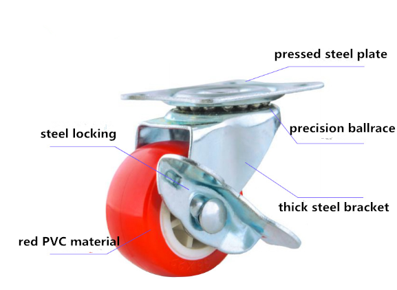 red casters small castors furniture wheels for moving