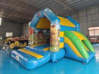 Commercial Kids inflável Jumping Castle com Slide Farm tema inflável casa de salto combo para exterior interior