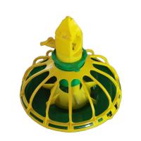 Poulailler Pvc Pipe Feeder Pan Feeder Volaille Vert Jaune