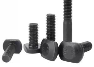 Heavy Duty Forged Head Bolts Carbon Steel T Head Bolts With Coarse Thread Pitch