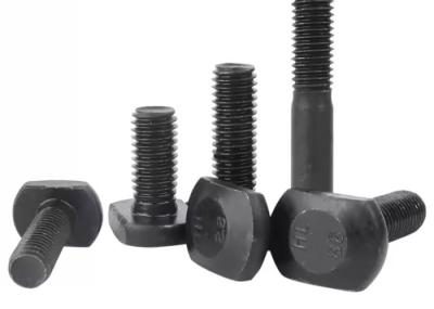 Heavy Duty Forged Head Bolts Carbon Steel T Head Bolts With Coarse Thread Pitch
