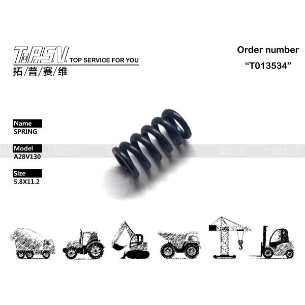179-6916 A28V130 Heavy Duty Compression Springs For Excavator Hydraulic Fan Motor