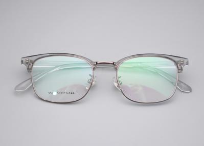 Lightweight Metal Framework Browline Glasses With Face Shape Match And All Face 3522