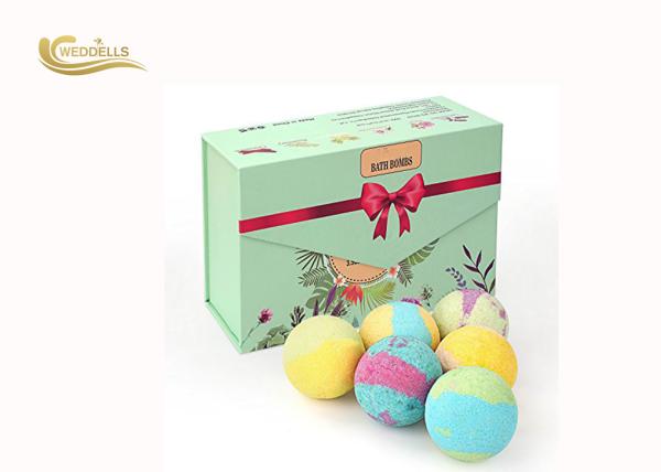 Natural Organic Bath Bombs , Christmas Bath Bomb Set With Shea Butter Coconut Oil