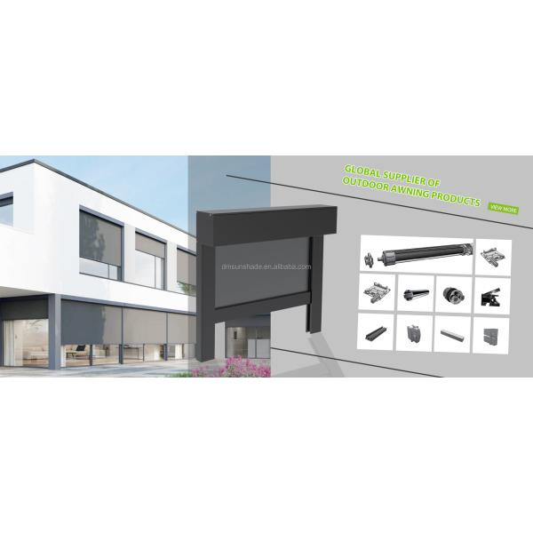 Наружный солнцезащитный навес Моторизированные умные жалюзи / роликовые жалюзи