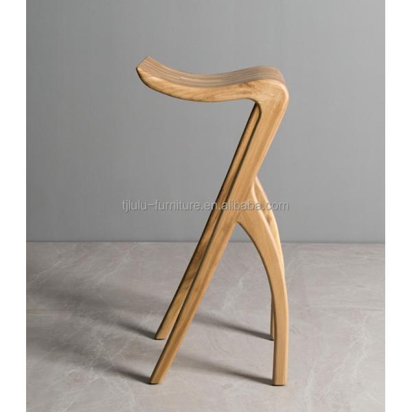 High Chair Counter Bar Stools Bar Chair Solid Wood Stool  L-59