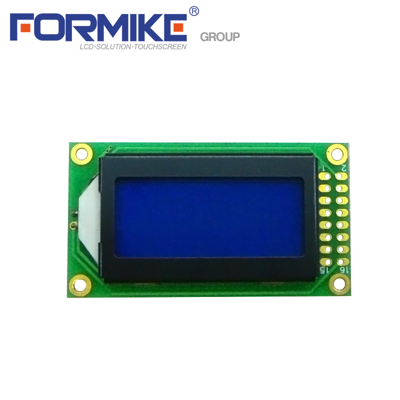 Alphanumeric 0802 8x2 LCD Display Module 16 Pin Character STN COB Screen