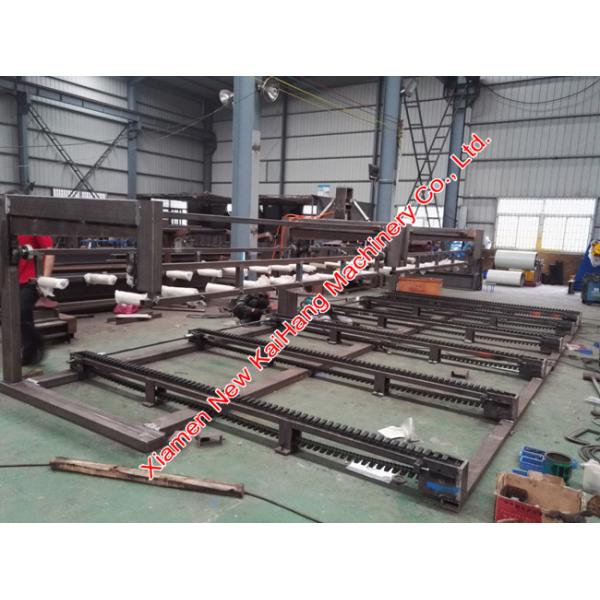 Popular Roof Panel Roll Forming Machine PLC Control With 1450 mm Input Width