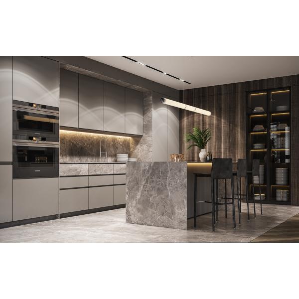 Meubles de design moderne meubles préfabriqués intégrés meubles de cuisine intelligents