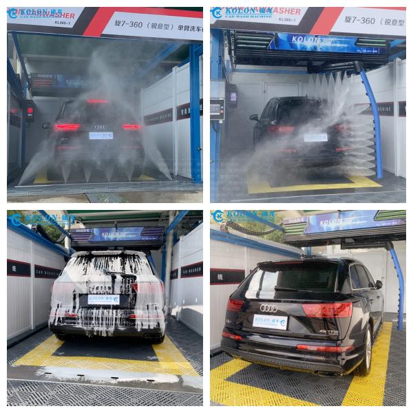 Labor Saving Automatic Touchless Car Washing Machine KL360-1 15kw Water Pump 12kw Air Dryer