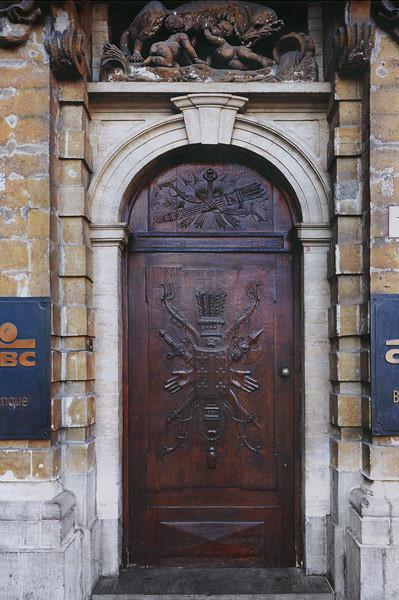 steel wood security armored door